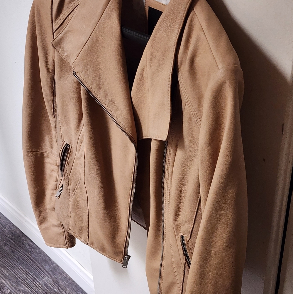 MARC NEW YORK | Light tan leather jacket | EUC ☆ - Picture 3 of 12